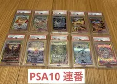 テラスタルフェス　ブイズ　【オールPSA10】 10連番