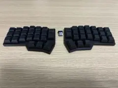 分割型ワイヤレスキーボード 黒