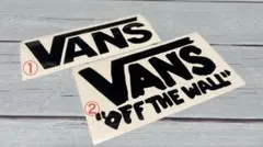 VANS カッティングステッカー　14cm 2枚セットのサムネイル
