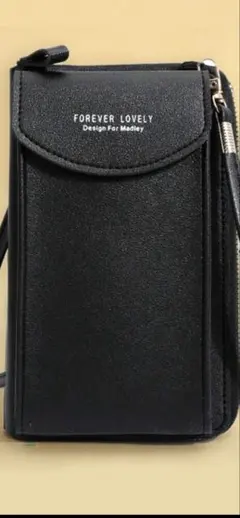 スマホショルダーバッグ ブラック