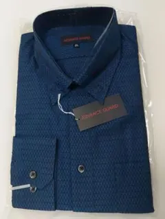 ダークブルー ワイシャツ 2L