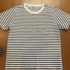 THE SHOP TK ボーダーTシャツ ポケット付き M