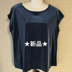 ★GU★新品　フレンチリーブ トップス リボン付き