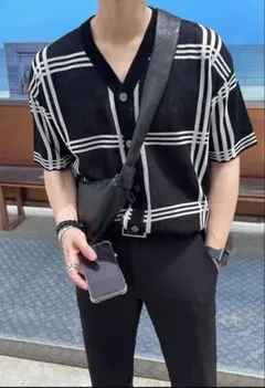 Short Sleeve Cardigan ASCLOカーディガンのサムネイル