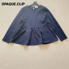 OPAQUE.CLIP ドッキングペプラムトップス