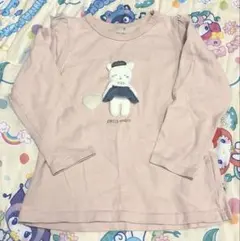 プティマイン アニマル モチーフ 長袖T 120