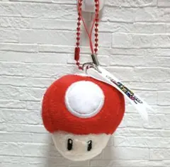 USJ ニンテンドーワールド マリオ ぬいぐるみ キノコ ストラップ