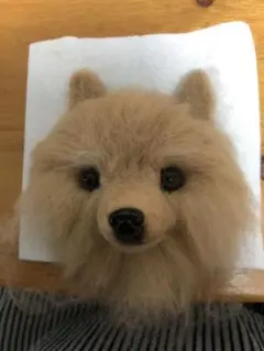 配信用★オーダー羊毛フェルト フェイスチャーム ロングタイプ