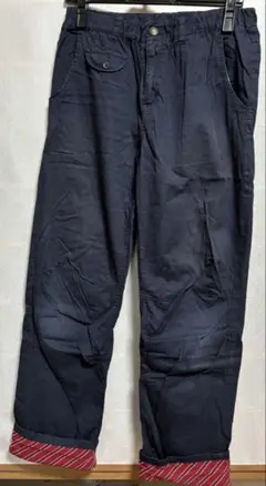 EAST BOYネイビー ロールアップ 長ズボン160cm