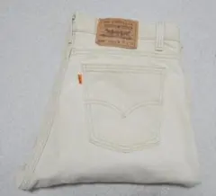 USA製 Levi's 550 テーパード デニムパンツ ベージュ系 W36