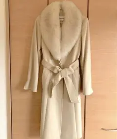 Pinky&Dianne ピンキー&ダイアン カシミア混フォックスファーコート