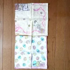 スヌーピー　ガーゼハンカチ　未使用　2枚セット