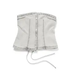 ADAM ET ROPE'デニムビスチェのサムネイル
