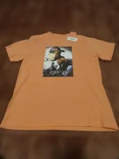 WEGO 2PAC プリントTシャツ オレンジ メンズ Mサイズ