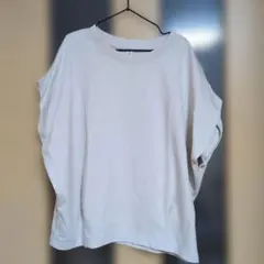 GU ベージュ オーバーサイズ Tシャツ M