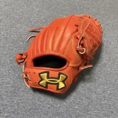 Under Armour 軟式野球グローブ オレンジ 未使用 汚れあり