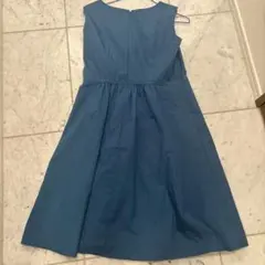 closet story ユナイテッドアローズノースリーブワンピース　ブルーMのサムネイル