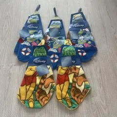 新品 未使用 ディズニー　ループ付タオル　5枚セット ループタオル