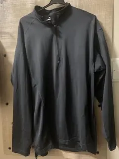 BURTLE ハーフジップ 長袖 3L ブラック 作業服のサムネイル