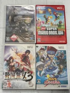 ⭐️24時間以内発送⭐️ Wiiソフトまとめ売り 4本セット モンハン