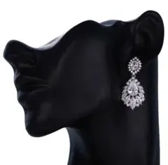 超ゴージャスな輝き◆イヤリング ウェディング 結婚式 ブライダル パーティ 豪華