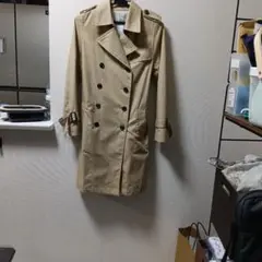 【mysty woman】ベージュ ダブルブレスト トレンチコート