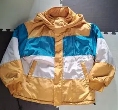 中綿ナイロン　バイカラージャケット