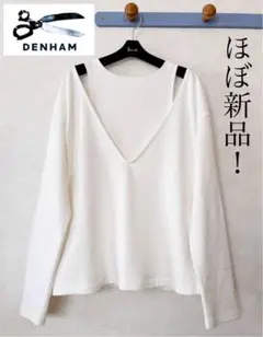 DENHAM 長袖 レイヤードカットソー ホワイトのサムネイル