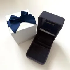 銀座和光WAKOジュエリーボックス ブルー リボン - メルカリ