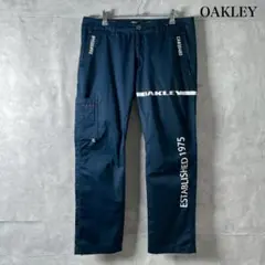 OAKLEY プリント デザイン コットン スラックス パンツ N681
