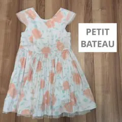 PETIT BATEAU 花柄 ワンピース 半袖