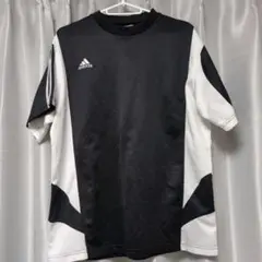 最終値下げadidas 厚手半袖シャツ Lサイズ 背面ビックロゴ