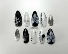 33 ネイルチップ シズニルック ウィッシュコア ニュアンス 十字架 y2k