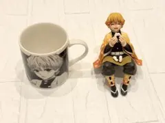 鬼滅の刃 我妻善逸 マグカップ フィギュア 2点セット