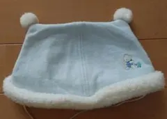 ファミリア ベビー帽子 ブルー 43