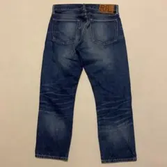 RRL ダブルアールエル デニムパンツ インディゴ ボタンフライ ヴィンテージのサムネイル