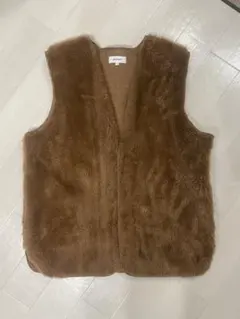 MONO-MART ブラウンファーベスト
