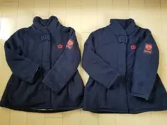 BABYDOLL フリースコート 2着セット 120cm ネイビー