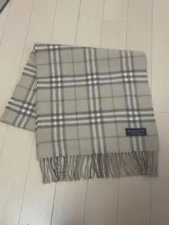 BURBERRY 100%カシミヤ マフラー チェック柄
