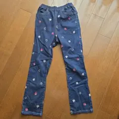 hakka kids いちご柄デニムロングパンツ 140のサムネイル