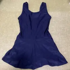 新品☆スクール水着☆ガールズスカート付ワンピース☆140☆紺