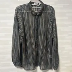 即購入可能！255Lutique ストライプ柄長袖シャツ