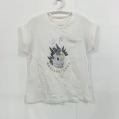 ウサギプリント ホワイトTシャツ