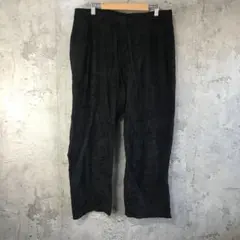 B971古着　無地パンツ　パジャマパンツ　黒　90s Y2K