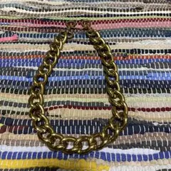 真鍮 極太ウォレットチェーン 中空 ゴールドのサムネイル