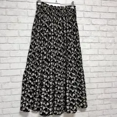 ジャーナルスタンダードrelume花柄プリーツロングスカート