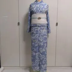 浴衣・きもの兼用に 百合の花 萩 撫子 - メルカリ