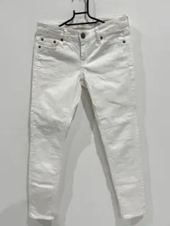 AZUL by moussy スキニー ホワイト