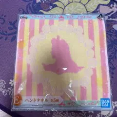 ディズニープリンセス一番くじ E賞 ハンドタオル