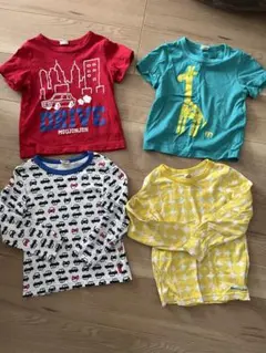 Moujonjon 重ね着風長袖Tシャツ ４枚セットのサムネイル